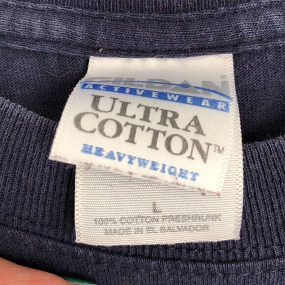 K Swiss Women’s L “National Tennis Team” Long sleeve navy heavy cotton T-shirt - Picture 3 of 7